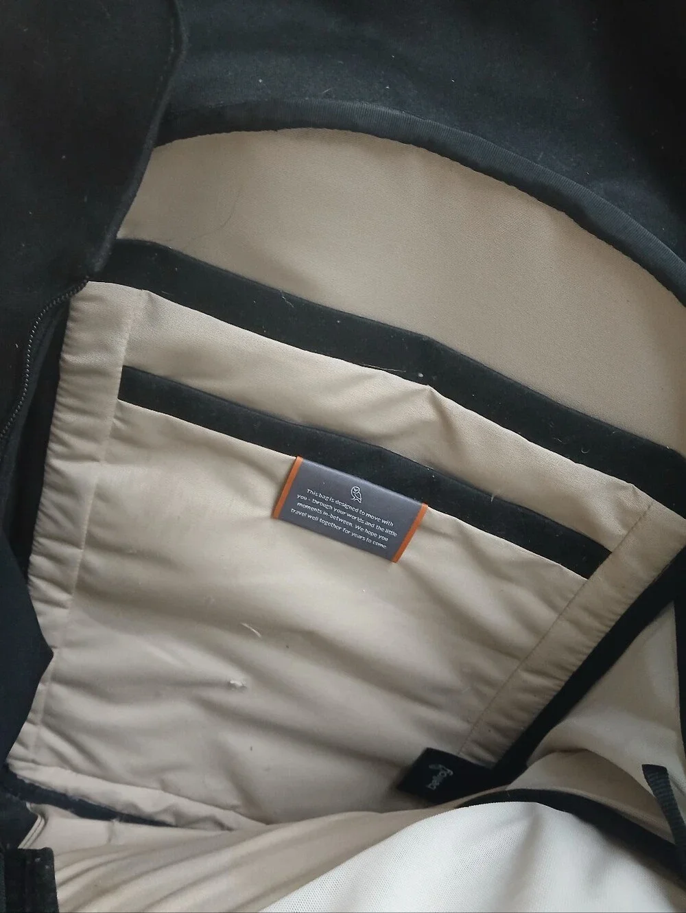 Bellroy Black Roll-Top Daypack Backpack